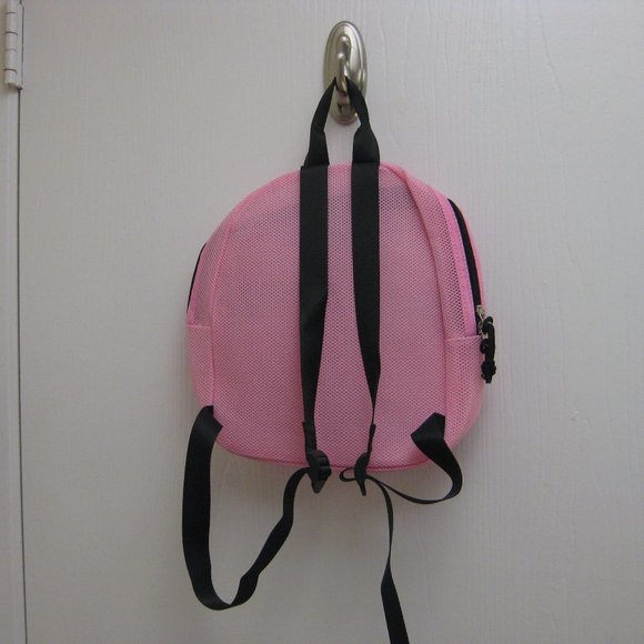 NWT Guess logo pink mini backpack mesh purse bag - Picture 3 of 11